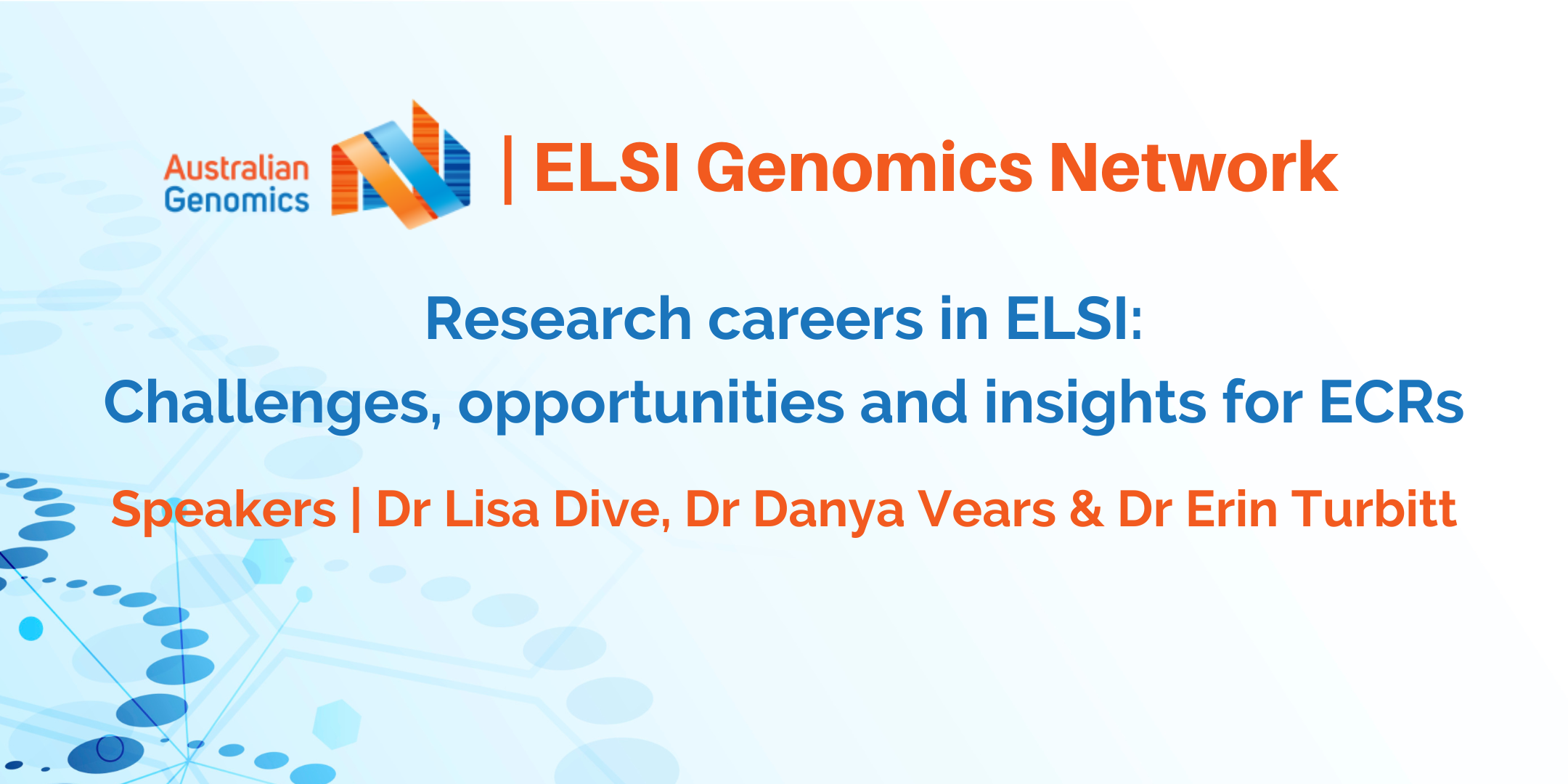 ELSI Genomics Network seminar