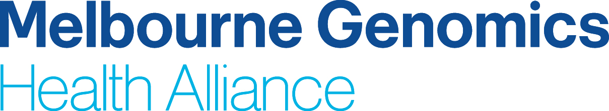 Melbourne Genomics Health Alliance logo